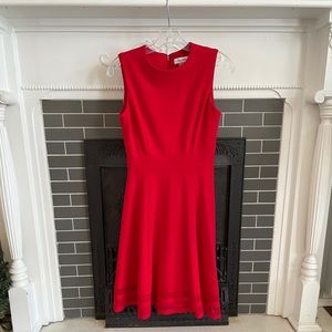 Calvin Klein Red A-Lign Dress